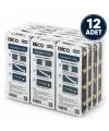 İbico İ17-013 ( 5 Kollu= Gold & ( T= Ꟶ ) Yapışkanlı Pls. Askı ( Mika Kristal Şeffaf Renkli Taban ) ( 5kg.taşıma )*12x10