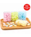 Hasuba Sevimli Sabunlar Hs-400 (mini=1.2-1.5cm) (seyahat & Piknik & Okulda) (160pcs ± 10) (mix:kalp& Yvrlk&çiçek)*24x40