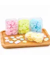 Hasuba Sevimli Sabunlar Hs-400 (mini=1.2-1.5cm) (seyahat & Piknik & Okulda) (160pcs ± 10) (mix:kalp& Yvrlk&çiçek)*24x40