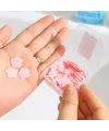 Hasuba Sevimli Sabunlar Hs-400 (mini=1.2-1.5cm) (seyahat & Piknik & Okulda) (160pcs ± 10) (mix:kalp& Yvrlk&çiçek)*24x40