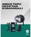 7 Farklı Aydınlatma Modu Ve Ses Sensörlü Disko Topu Lambası