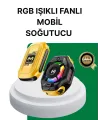 7 Kanatlı Vortex Fanlı Akıllı Telefon Soğutma Aparatı