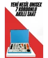 7 Kordonlu Unisex Akıllı Saat Çoklu Kordon Seçeneği Amoled Ekran