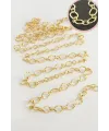 7 mm Noktalı Oval Zincir 1 metre