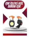7 Modlu Mini Led Lamba Anahtarlık Usb Şarjlı Kamp İçin Taşınabilir