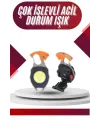 7 Modlu Mini Led Lamba Anahtarlık Usb Şarjlı Kamp İçin Taşınabilir