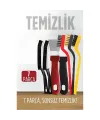 7 Parça Çok Amaçlı Temizlik Spatula ve Fırça Seti 722477