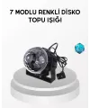 7 Renk Modlu Müzik Sensörlü Disko Topu – Led Işıklı Parti Aydınlatması