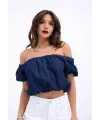7341 CROP-MAVİ