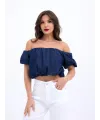 7341 CROP-MAVİ