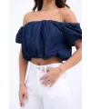 7341 CROP-MAVİ