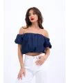 7341 CROP-MAVİ