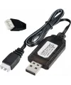 7.4V Li-ion SM-3P Soket Drone Bataryası USB Şarj Kablosu