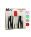 7pcs 6-korneo Kalıp - 1-silikon Fırça Pasta Dekorasyon Seti Çap:3.4cm X Uzunluk:12cm