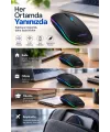 8 10 Metre Menzilli Şarj Edilebilir Kablosuz Mouse