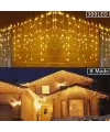 8 Fonksiyonlu 16 Saçaklı Perde Led 3 X 1 (günışığı)