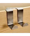 8 Lİ Metal  Kapı Arkası -Dolap Kapağı - Çekmece Üstü Havlu Askısı