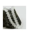 8 mm Buzlu Kuvars Görünümlü Cam Taşı
