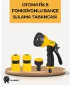 8 Modlu Bahçe Sulama Tabancası Seti Bitki Çiçek Araç Temizleme