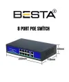 8 port PoE Switch KD0820