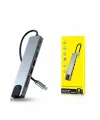 8 Portlu Macbook Çevirici Type C Hub  Sd Tf Usb Çoğaltıcı Ethernet