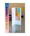 8 Renk Yaz Glitter Far Paleti - 2li Set
