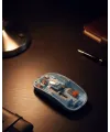 800 1600 Dpı Ayarlanabilir Mavi Kablosuz Mouse Pilli