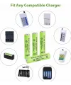 800 Mah 1.2v Aaa Ni-cd Şarj Edilebilir Pil 12 Adet
