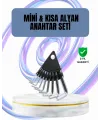 9 Parça Alyan Anahtar Seti Altıgen Uçlu Mobilya Ve Tamir İçin