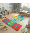 9 Parça Sayılar Puzzle Yer Matı