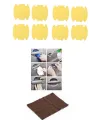 9lu Set Araba Kapı Kolu Koruyucu Çizilme Önleyici Şeffaf Sticker Film Koruma Seti