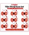 9’lu Uğur Böceği Ateş Böceği Kostüm Seti – Kanat Taç Asa