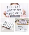 A4 Boyutunda Led Işıklı Yazı Panosu Lightbox