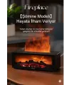 A4 Şömine Esintili Aromaterapi Difüzörü Ultrasonik Hava Nemlendici