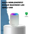 Abs Gövdeli 300ml Usb Nemlendirici – Beyaz, Gri, Pembe Renk