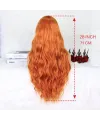Açık Bakır Tül Peruk