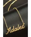 Adalet isimli kolye (Kişiye Özel)