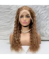 Afro Dalga Front Lace Gerçek Tül Peruk - Balköpüğü - 70-75cm