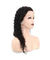 Afro Dalga Front Lace Gerçek Tül Peruk - Doğal - 60-65cm