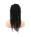 Afro Dalga Front Lace Gerçek Tül Peruk - Doğal - 60-65cm