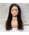 Afro Dalga Front Lace Gerçek Tül Peruk - Doğal - 70-75cm