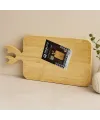 Ahşap Bambu Kesim Panosu 22x36 cm (Geyik Boynuz Saplı)