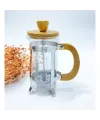 Ahşap Detaylı 350 ml Cam French Press