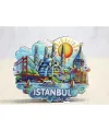 Ahşap İstanbul Temalı Magnet