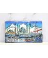 Ahşap İstanbul Temalı Magnet IEG4362