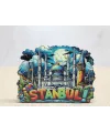 Ahşap İstanbul Temalı Magnet IEG4597