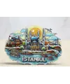 Ahşap İstanbul Temalı Magnet IEG4598