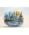 Ahşap İstanbul Temalı Magnet IEG4600