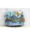 Ahşap İstanbul Temalı Magnet - (1 Adet) Seçenek  11