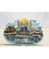 Ahşap İstanbul Temalı Magnet - (1 Adet) Seçenek 3